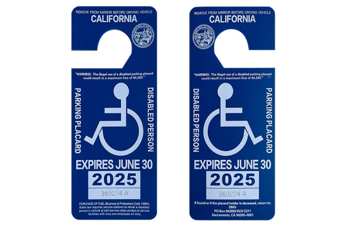 CA Disabled Parking